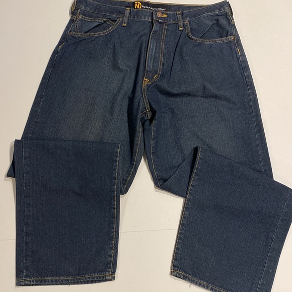 Nautica SZ 36/30 Easy Fit Dark Blue Denim Jeans New - Picture 11 of 11